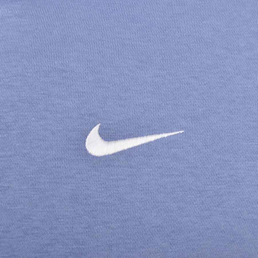 Nike Club Pullover Swoosh Logo Hoodie Blue